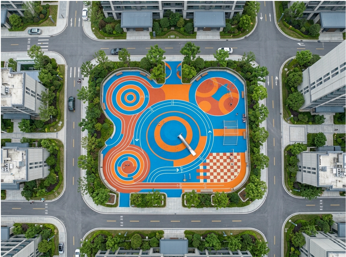 仙桃市混合型塑胶跑道EPDM塑胶跑道 - 厂家